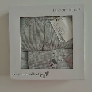 Barefoot Dreams Malibu Collection Waffle Knit Baby Bundle - Ocean